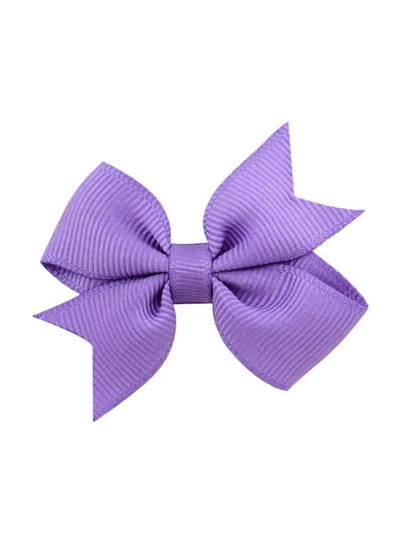 STAR BEJA 20 Pcs 10 Colors Girls Mini Bow Hair Clips – Small Ribbon Hair Accessories for Toddlers, Kids & Girls, Durable Hair Clips for Ponytails, Buns & Daily Styling - Image 2